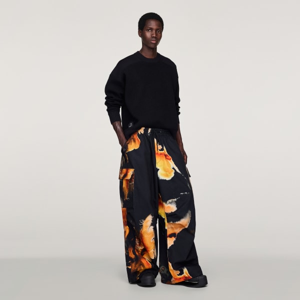 zwart Y-3 UT Gebreide Sweater met Ronde Hals