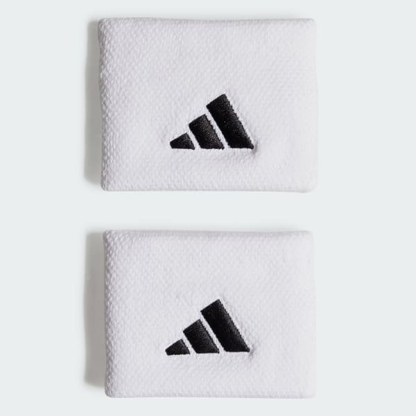 Blanco Muñequeras pequeñas Tennis