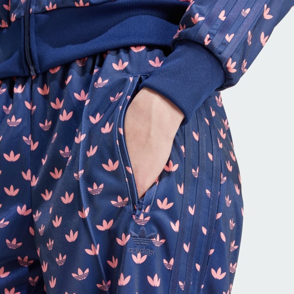 adidas Monogram Firebird Track Pants Blue adidas India