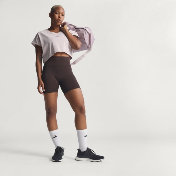 Brown Optimé Short Leggings