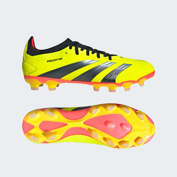 สีเหลือง รองเท้าฟุตบอล Predator 24 Pro Multi-Ground