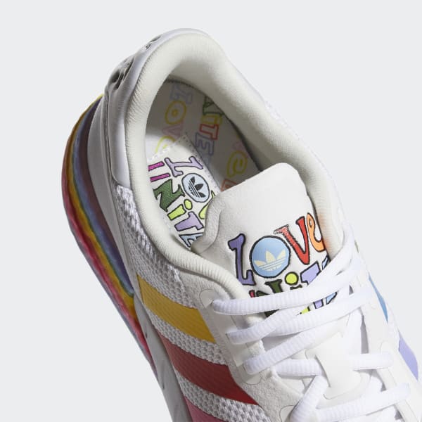 adidas ZX 1K Boost Pride Shoes White adidas Australia