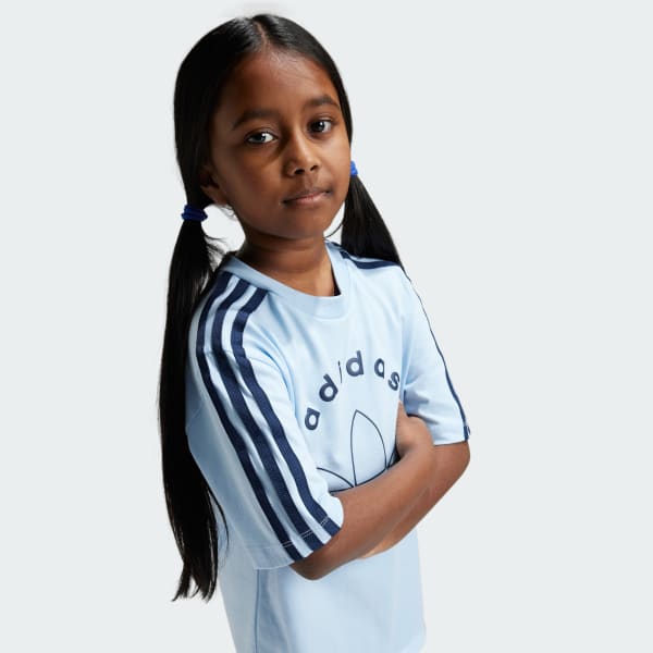 adidas Graphics Cycling Shorts Set Kids Blue adidas Philippines