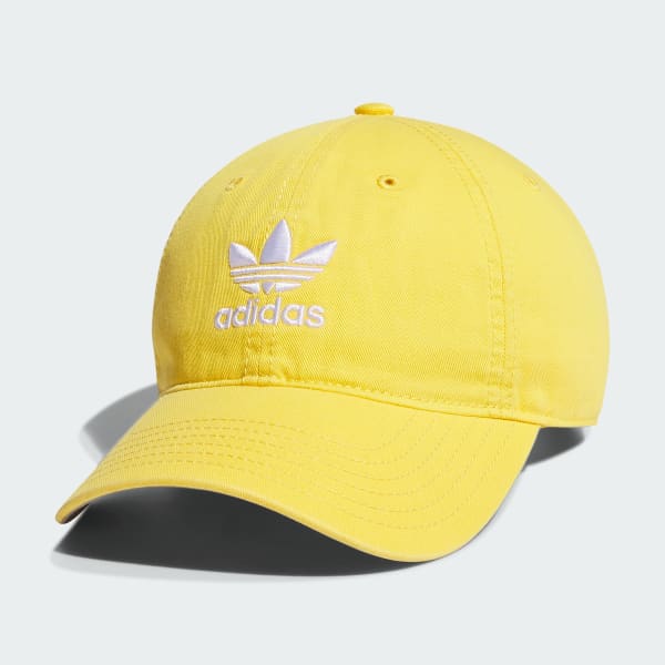 Yellow Relaxed Strap-Back Hat