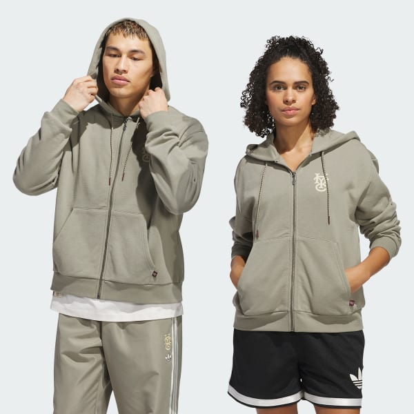 Green Hoop York City Full-Zip Hoodie (Gender Neutral)