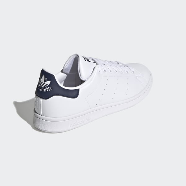 Mens adidas Stan Smith Athletic Shoe - White / Navy