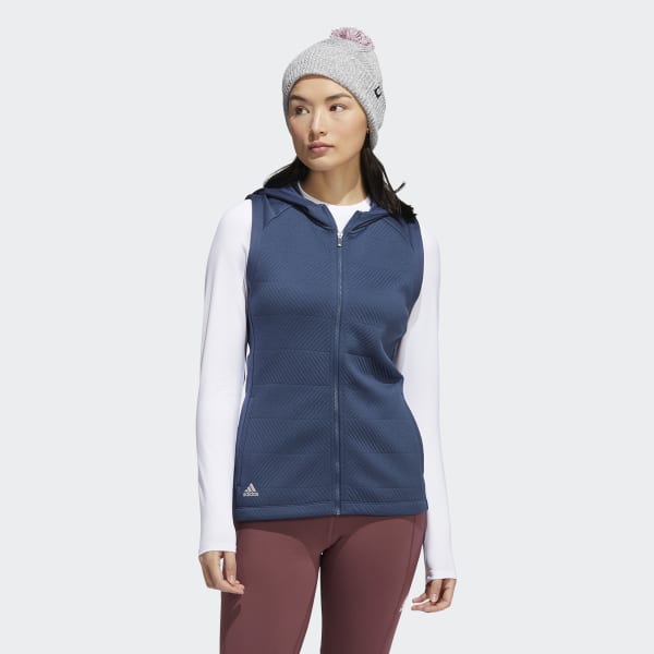 adidas COLD.RDY Full-Zip Vest Blue | Women's Golf | adidas US