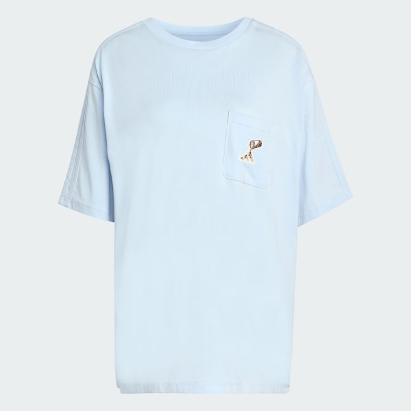 Blue SUMMER DRINK GRAPHIC T-SHIRT 2