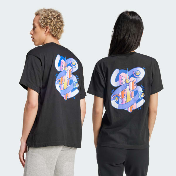 Black Berlin Smiley T-Shirt (Gender Neutral)