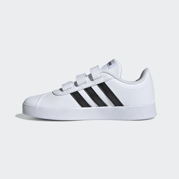 adidas VL Court 2.0 Shoes - White 