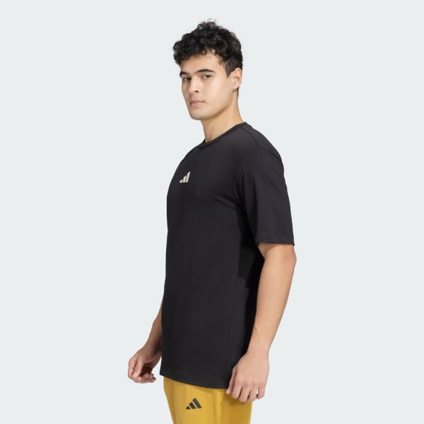 adidas Training Essentials Space Tee Black adidas India