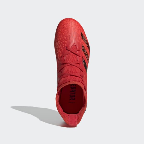 Rojo Zapatos de Fútbol Predator Freak.3 Terreno Firme