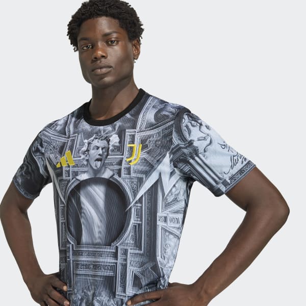 アディダス ユベントスFC 25/26 プレマッチ ジャージ - ブラック