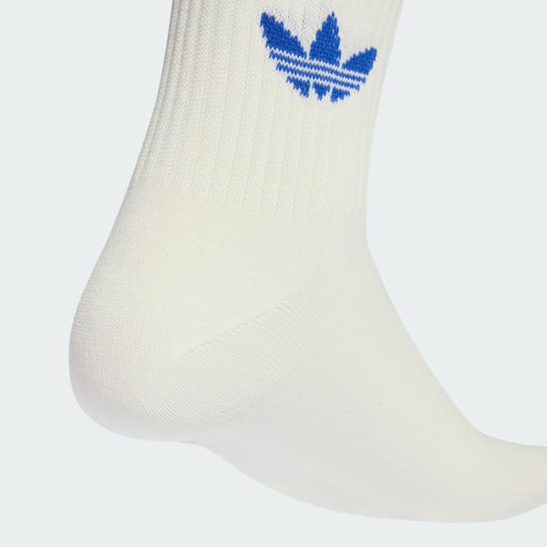 White 3-Stripes Crew Socks 3 Pairs