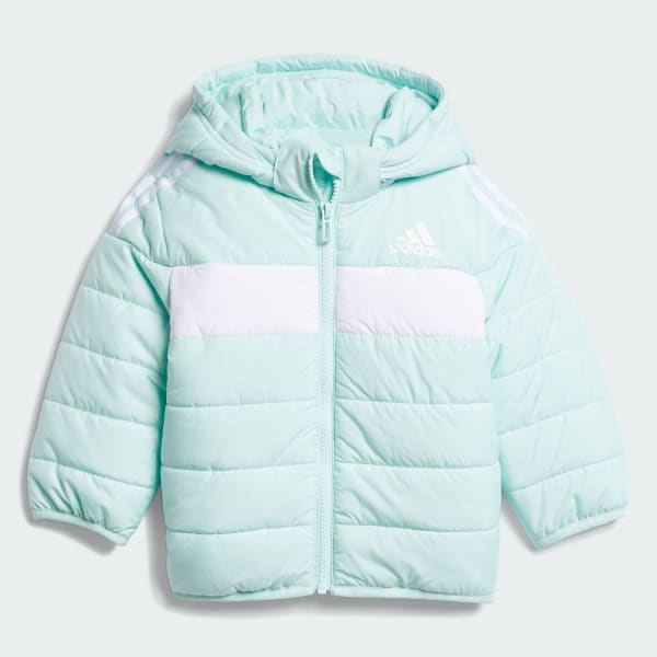 Turkuaz Dolgulu Çocuk Montu