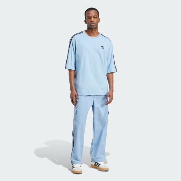 Blue 아디컬러 오버사이즈 티