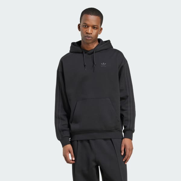 Black Adicolor Baggy Fit Hoodie