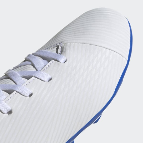 White Nemeziz Messi 19.4 Flexible Ground Boots DQU59