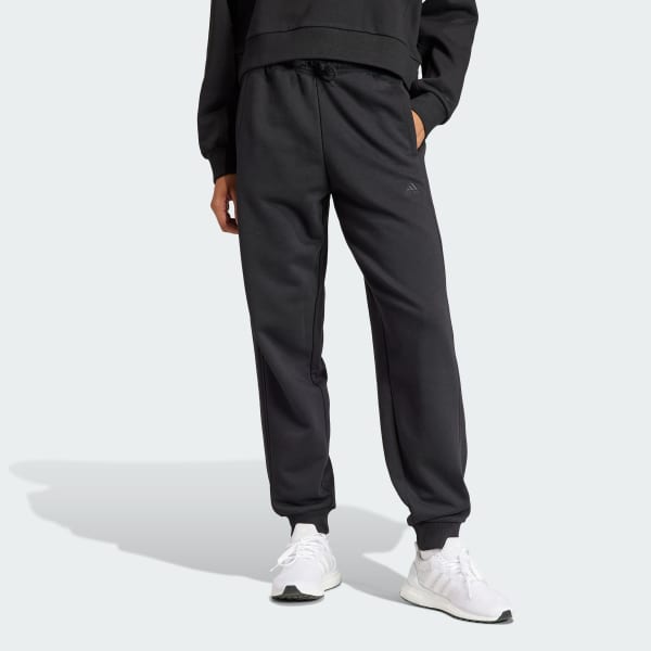 Negro Pantalón ALL SZN Holgado Algodón Perchado