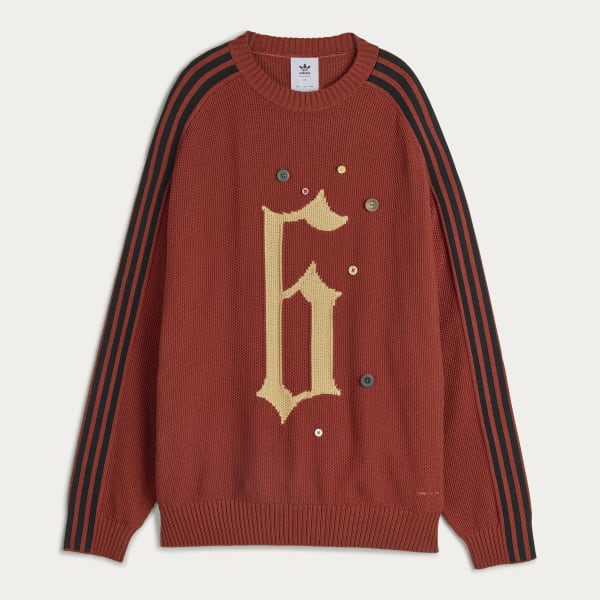 【美品】Song for the mute セーター コットン レッド ボルドー adidas SONG FOR THE MUTE ADI006 SWEATER - Red | Free Shipping with