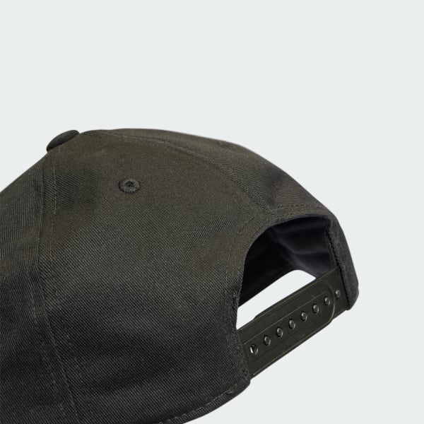 Svart Metallic Trefoil Baseball Caps