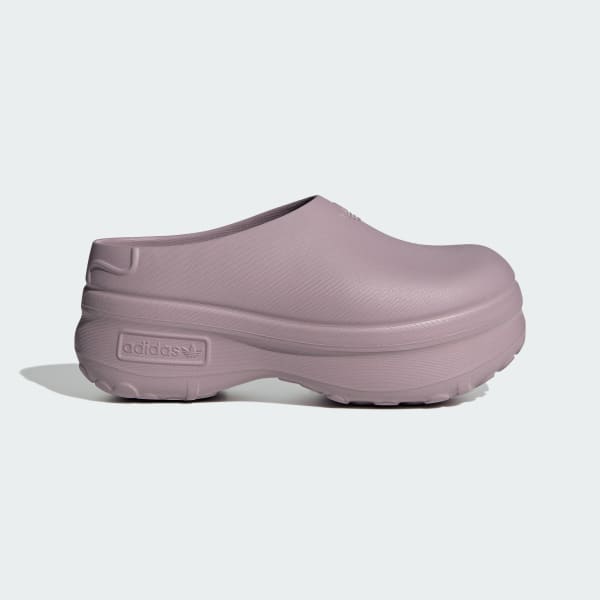 Purple Adifom Stan Smith Mule Shoes