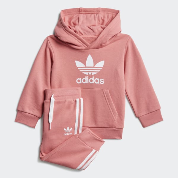 adidas trefoil hoodie set toddler
