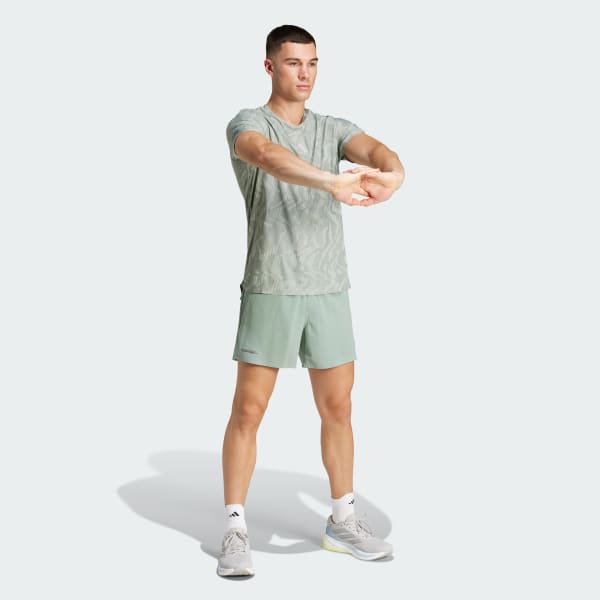 Verde T-shirt de Running CLIMACOOL+ Ultimate