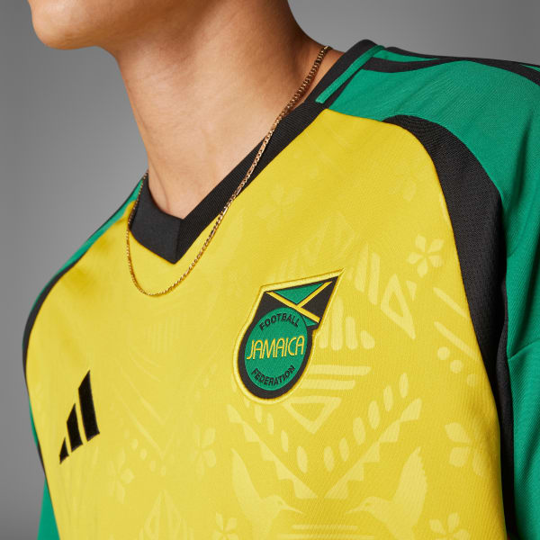 Yellow Jamaica 24 Home Jersey