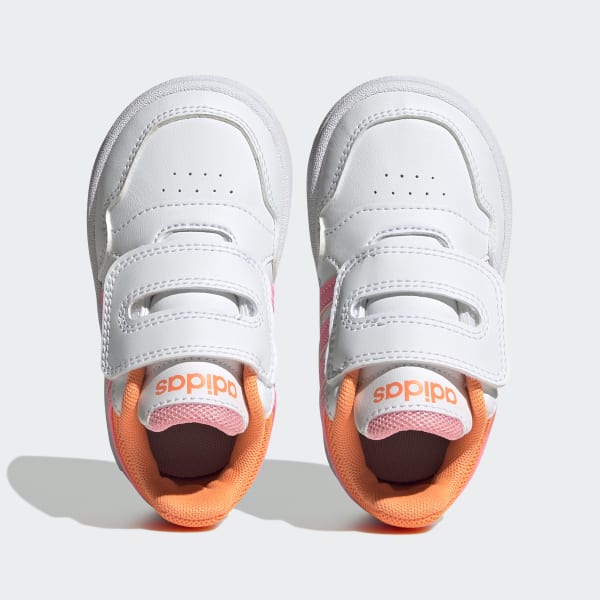 White Hoops Shoes