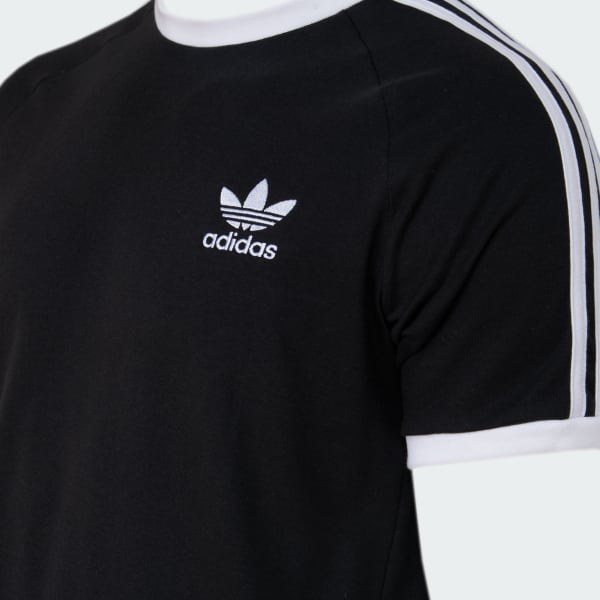Preto 3-STRIPES TEE