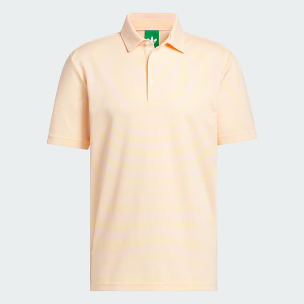 Naranja Playera con Cuello de Piqué a Rayas Originals