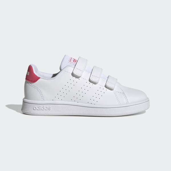 Blanco Zapatilla Advantage Court Lifestyle Hook-and-Loop