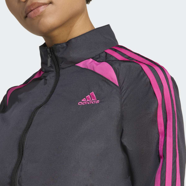 トップス 90s adidas beams pink black trackjacket Women's jackets adidas Adibreak Woven 2In1 Track Top Black/ Semi