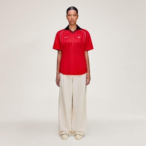 adidas WALES BONNER FOOTBALL TEE - Red | Free Shipping with
