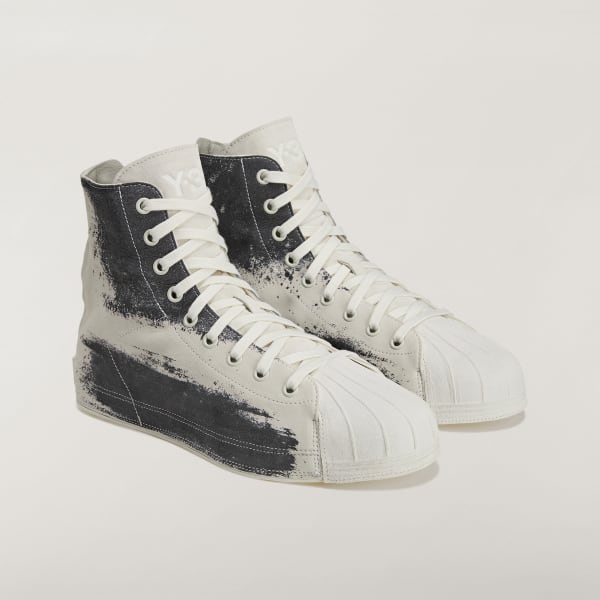 White Y-3 NIZZASTAR HI Shoes