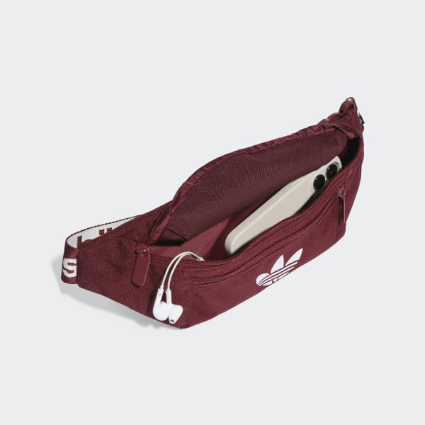 Burgundy adidas fanny pack deals