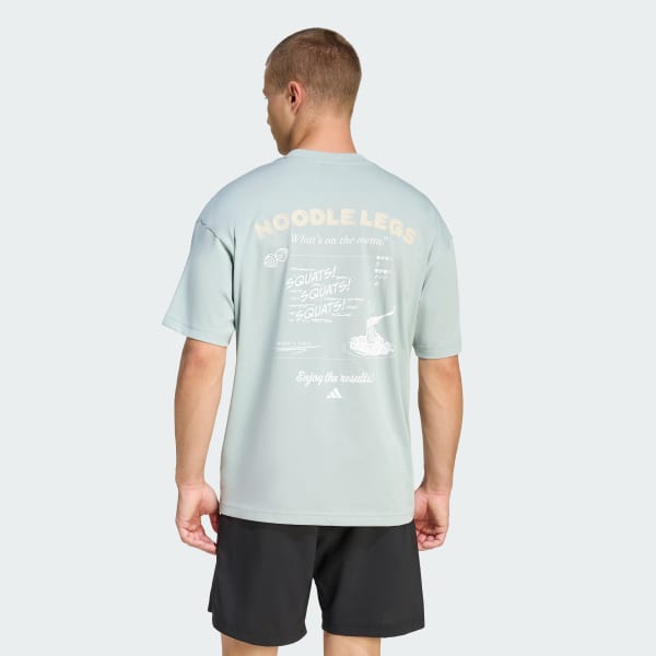 Groen CLIMACOOL FUN TRAINING Graphic T-shirt