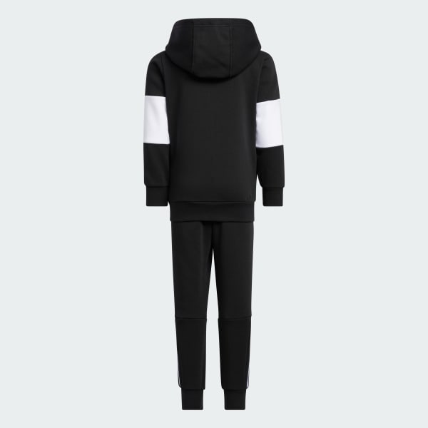 Black 3-Stripes Track Suit