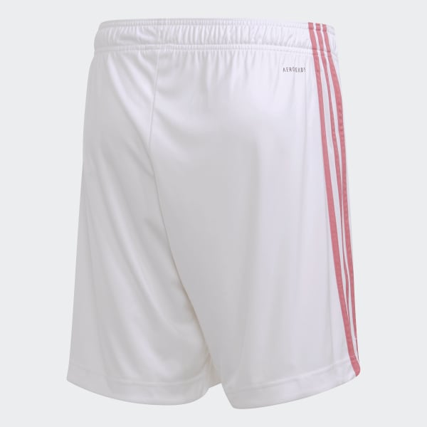White Real Madrid 20/21 Home Shorts HAL01