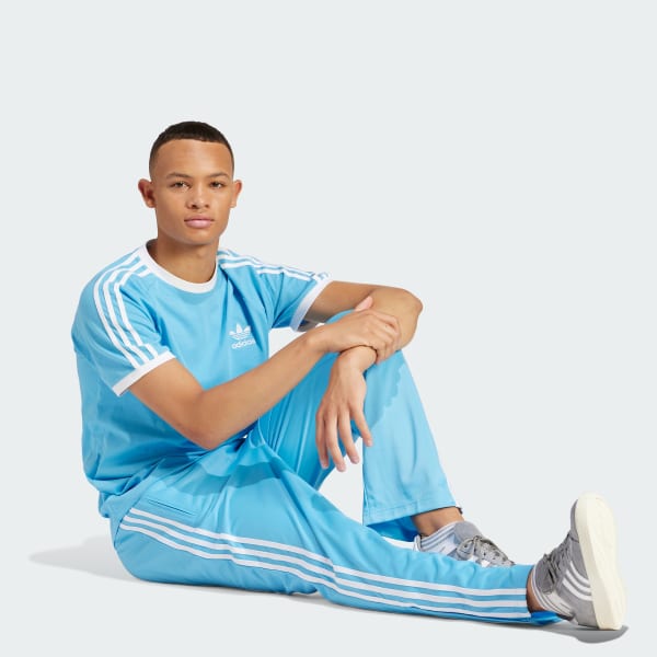Μπλε Adicolor Classics 3-Stripes Tee