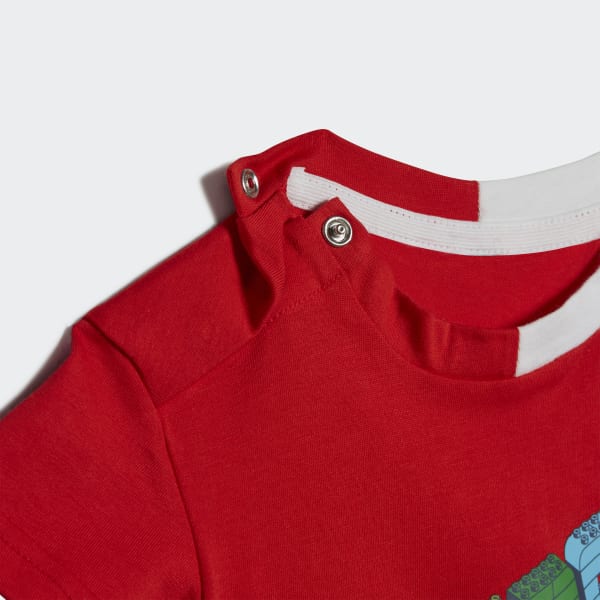 Vermelho Conjunto de T-shirt e Calças adidas x Classic LEGO® CN079