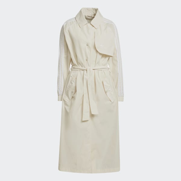 Beige Adicolor Classics Trench Coat IZR23
