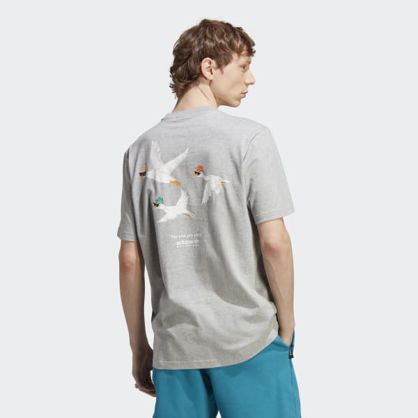 Siva Tričko adidas Adventure Graphic Duckies