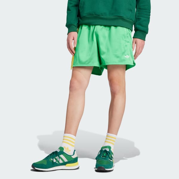 Green Q2 Monogram Shorts