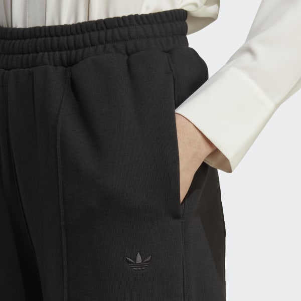 Black Premium Essentials Pintuck Pants