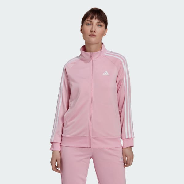 Adidas 3 stripes top rosa