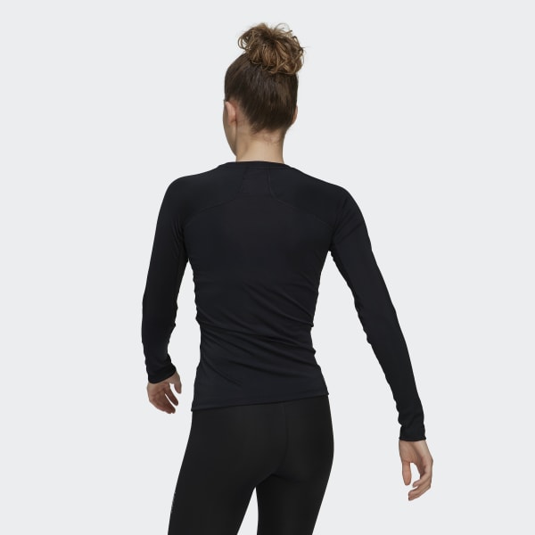 adidas Techfit Long Sleeve Training Top - Black