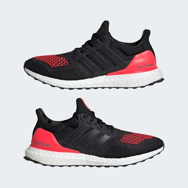 Adidas ultra boost 2.0 core black solar red cheap