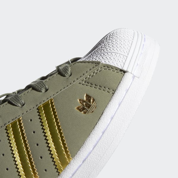 womens green superstars